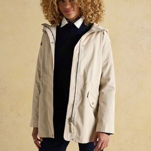 NWT Joules Coast Water Proof/Breathable Jacket US Size 4/UK size 4 Beige